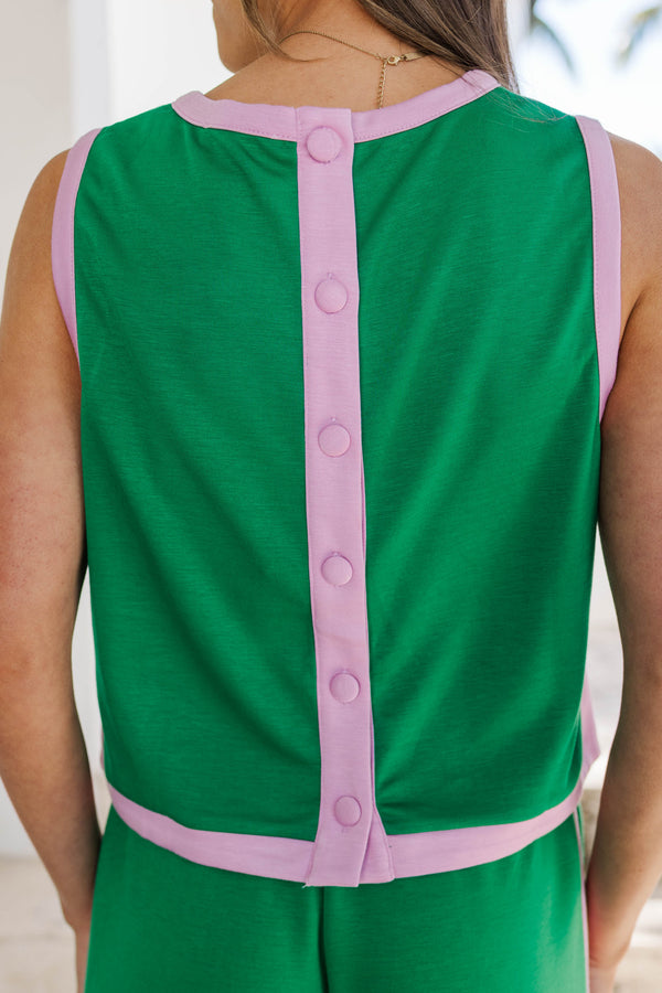 Just Feels So Right Green Blouse