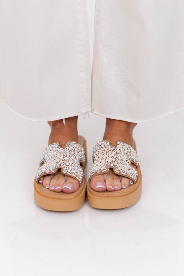 Casually Put Together Taupe Sandals