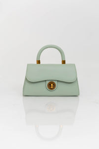 Pretty Twist Sage Handbag