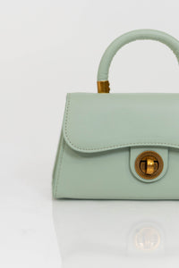 Pretty Twist Sage Handbag