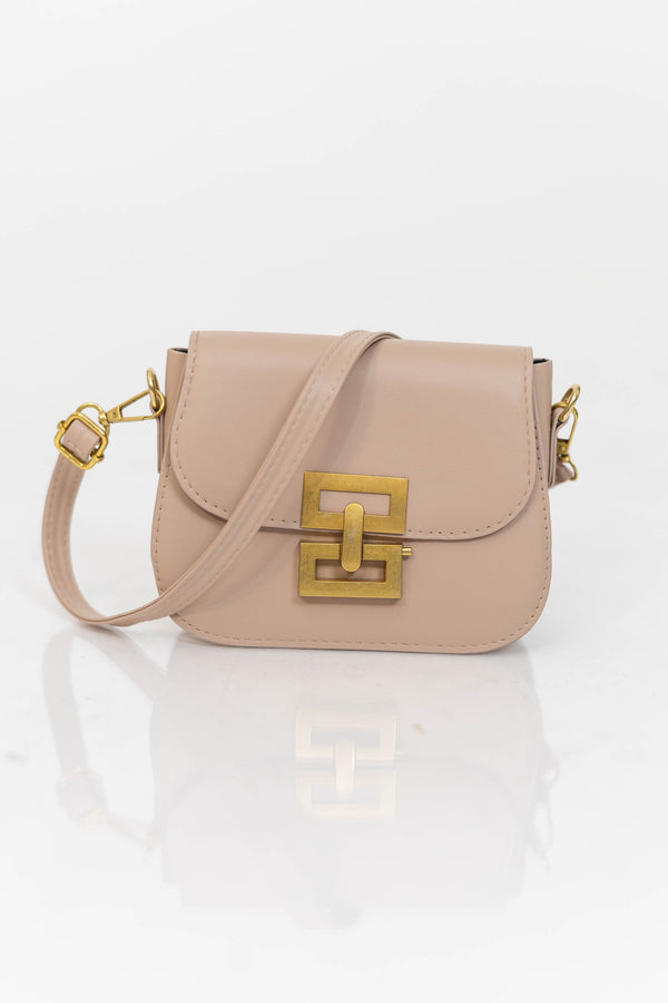 Pretty From Every Angle Taupe Handbag