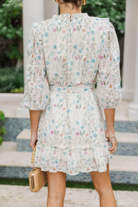 Soft Bloom White Eyelet Dress