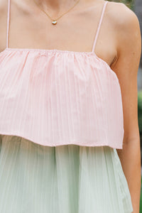 Cotton Candy Skies Pink Tiered Maxi Dress