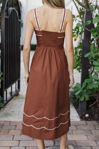 The Honeybrook Brown Dress