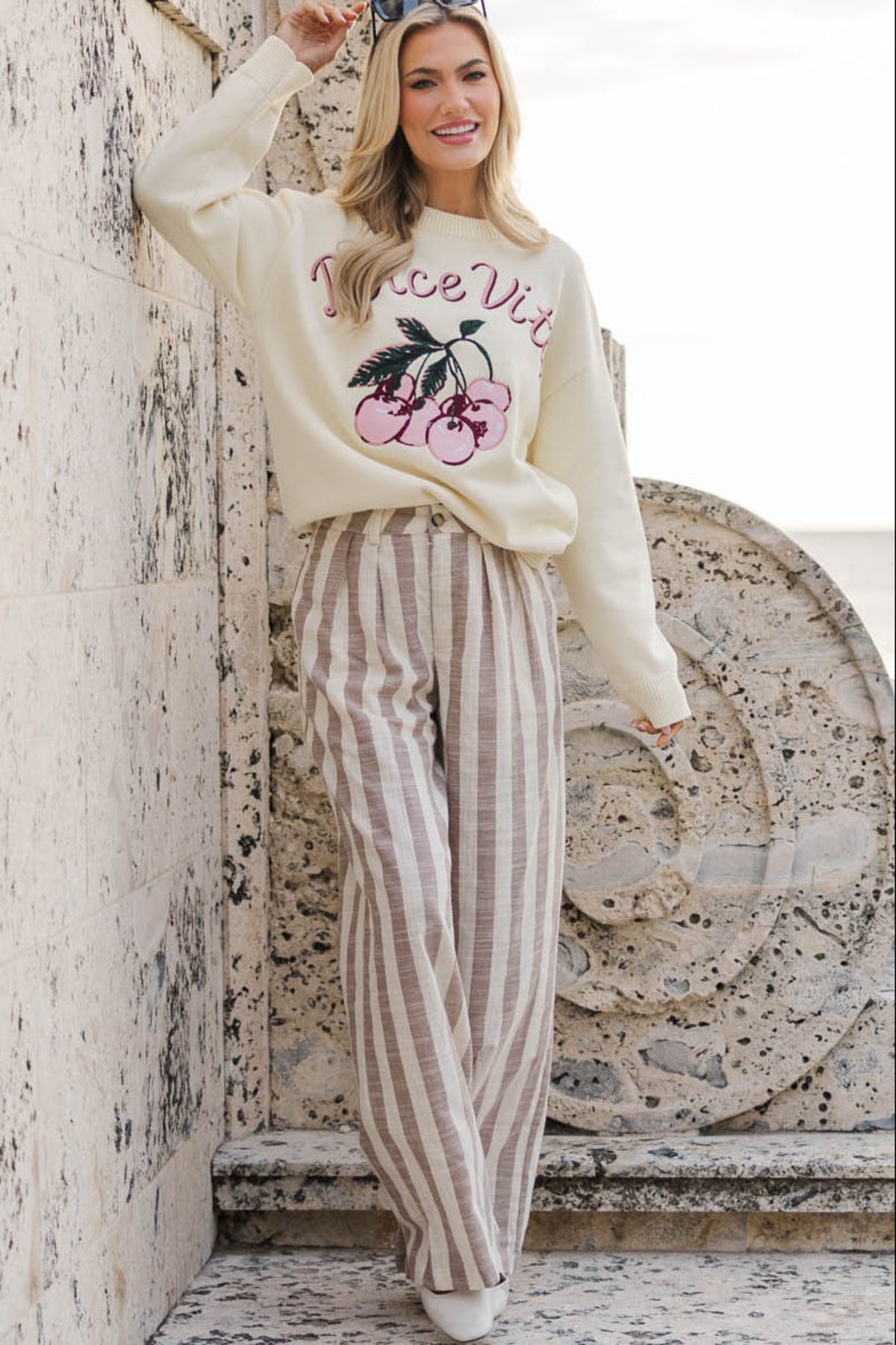 The Everyday Darling Brown Striped Pants – Shop the Mint