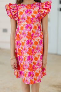 Girls: Pretty Little Moments Pink Floral Dress