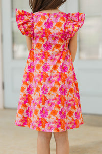 Girls: Pretty Little Moments Pink Floral Dress
