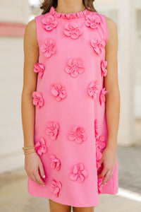 Girls: Twice As Nice Pink Floral Dress