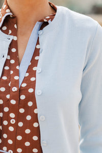 The Magnolia Mood Light Blue Cardigan