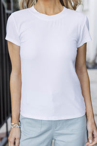 Bright & Cheerful White Top