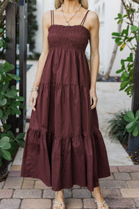 Sugarlips: Stars Above Us Brown Dress