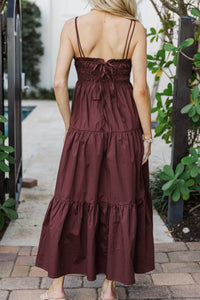 Sugarlips: Stars Above Us Brown Dress