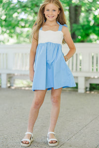 Girls: The Classic Beauty Blue Babydoll Dress