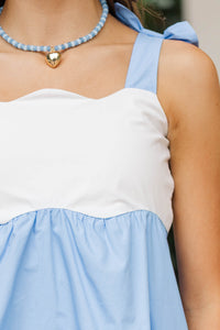 Girls: The Classic Beauty Blue Babydoll Dress
