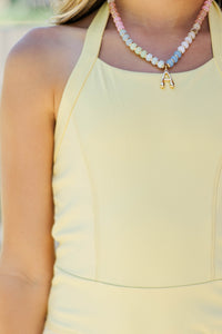 Girls: Ready, Set, Go Yellow Romper