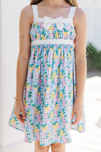 Girls: Love In The Details Light Blue Dress