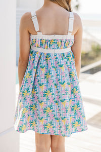 Girls: Love In The Details Light Blue Dress