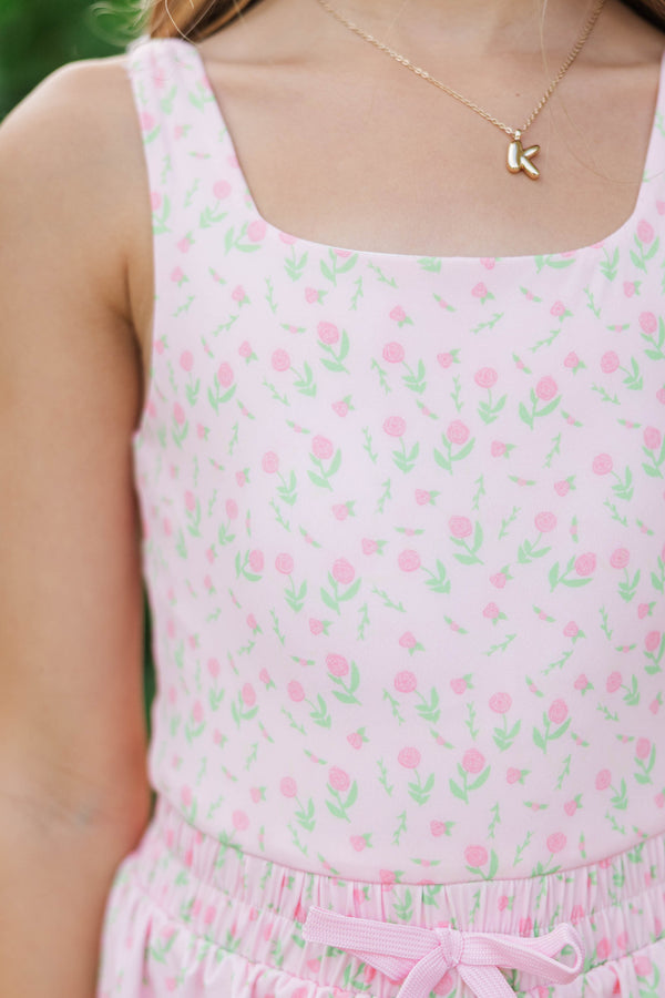 Girls: Adventure Awaits Pink Romper