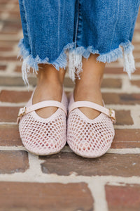 Matisse: Sending Love Pink Flats