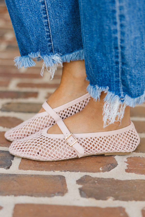 Matisse: Sending Love Pink Flats