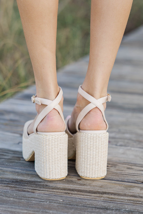 Matisse: A Sure Thing Cream Heels