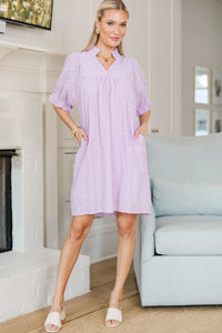NURSING COLLECTION: Between Then And Now Lavender Eyelet Dress