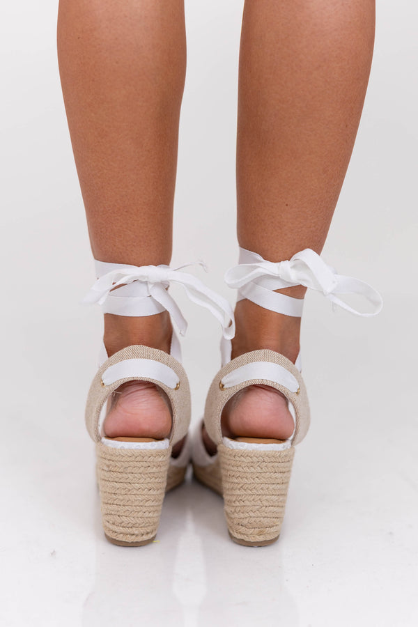 Always A Lovely Choice White Wedges