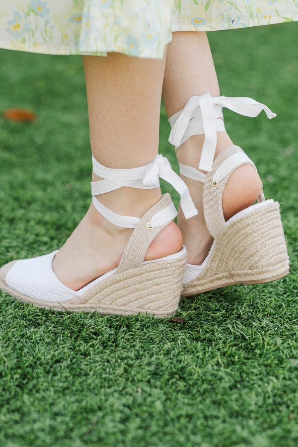 Always A Lovely Choice White Wedges