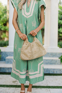 To You From Me Gold Embellished Handbag