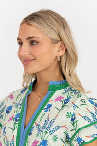 Must-Have Moment Gold Floral Hoop Earrings