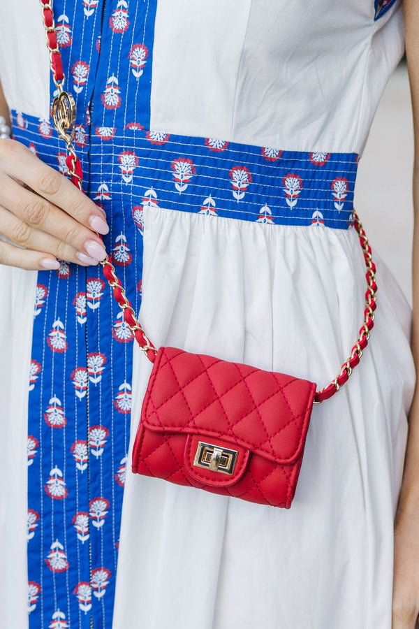 Missing You Always Red Handbag