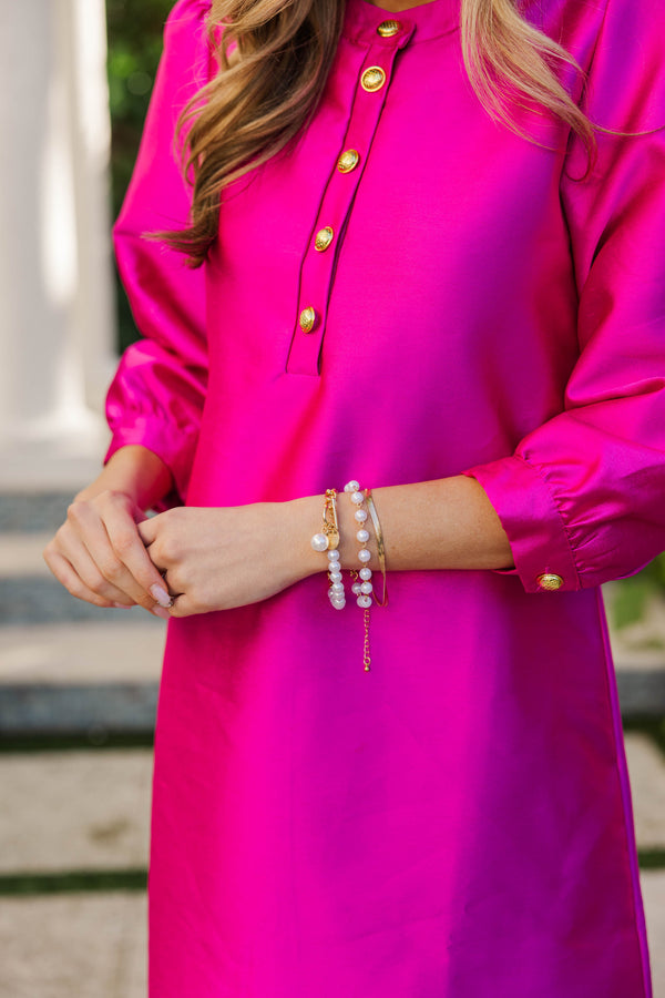 Luxe Layers Gold Pearl Bracelet