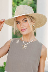 Made To Remember Taupe Hat