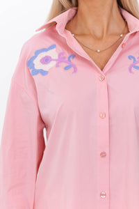 In The Daylight Pink Blouse