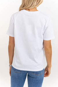 On My Way White Embellished Top
