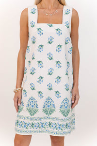 Summer Whisper Cream Medallion Dress