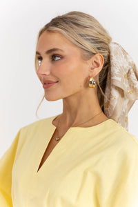 Classic Glow Gold Double Hoop Earrings