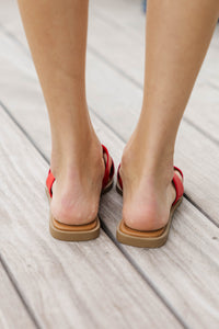 The True Classic Red Sandals