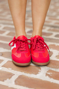 Take A Guess Red Sneakers