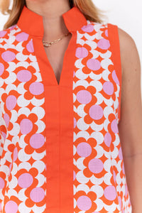 All The Best Days Coral Printed Tank