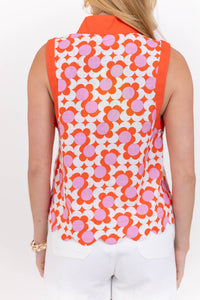 All The Best Days Coral Printed Tank