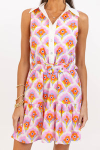 So Glad You Did Pink Printed Dress