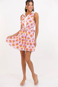 So Glad You Did Pink Printed Dress