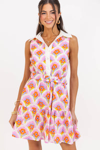 So Glad You Did Pink Printed Dress