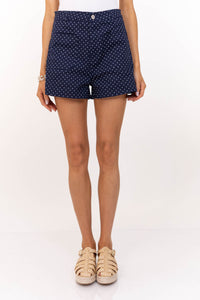 Just Like Magic Navy Polka Dot Shorts