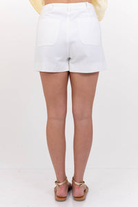 Love Lives Here White Shorts