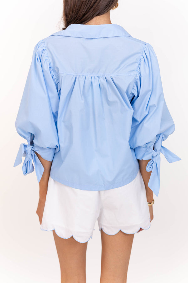 Keep The Magic Blue Blouse