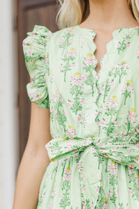 Made For Today Green Floral Dress