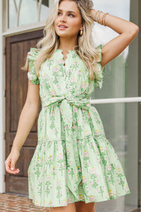 Made For Today Green Floral Dress