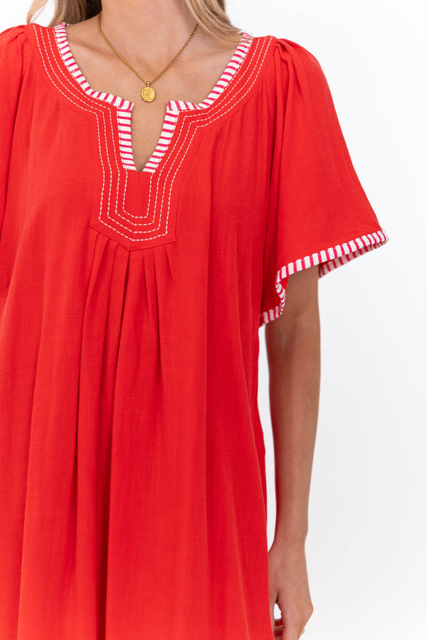 Where You Feel Free Red Dress